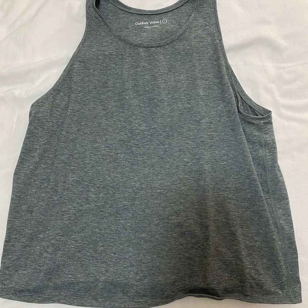 Outdoor Voices cropped tank top size L